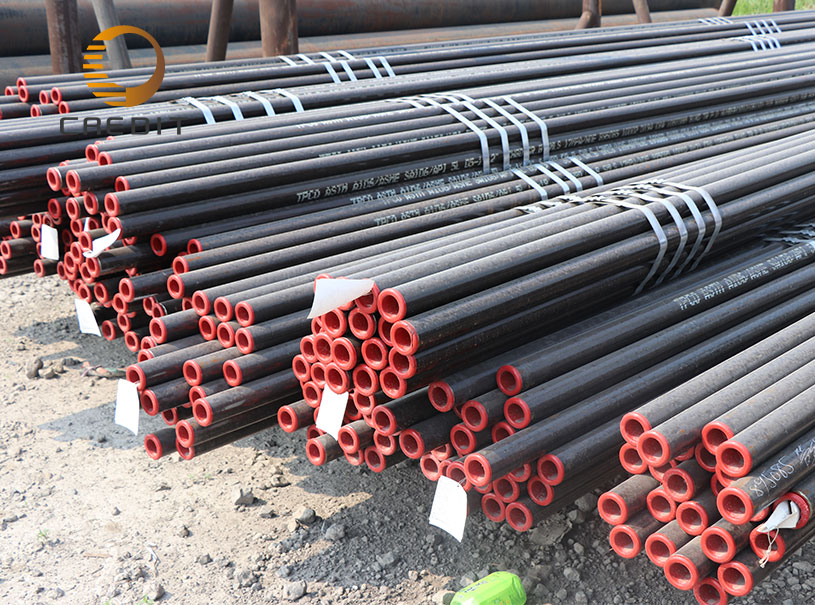 API 5L ASTM A106 A53 Grade B Black Color Seamless Steel Pipe For Oil and Gas Line