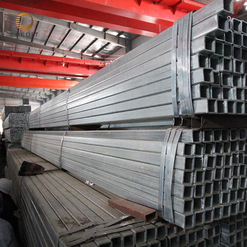 Mild steel galvanized pipe for furniture square tube