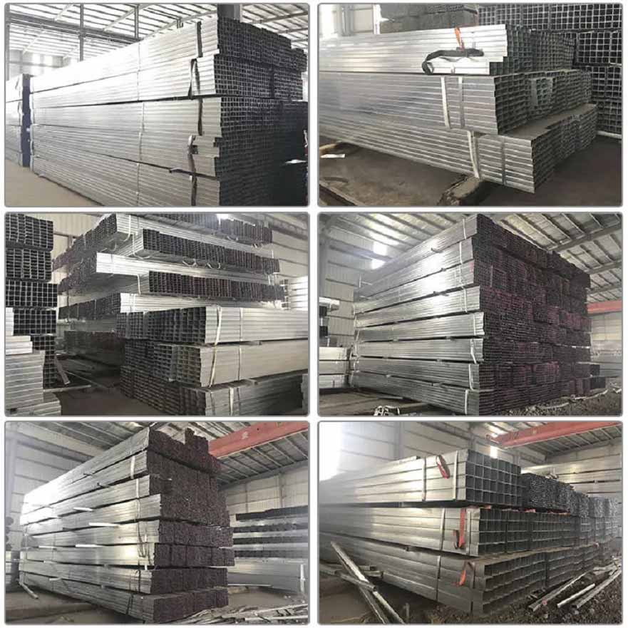 ASTM A53 A36 BS1387 Hot Dipped Galvanized Rectangular Steel Pipe
