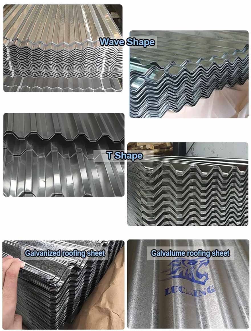 Galvanized Corrugated Metal Roofing Steel Sheet