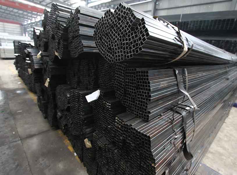 MS Black Square Steel Pipe For Construction Building