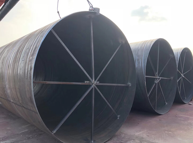 Dredging Pipeline ASTM A53 3PE FBE Spiral Steel Pipe