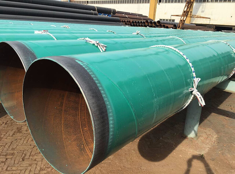 Fluid Pipeline API 5L ASTM A53 HSAW Steel Pipe