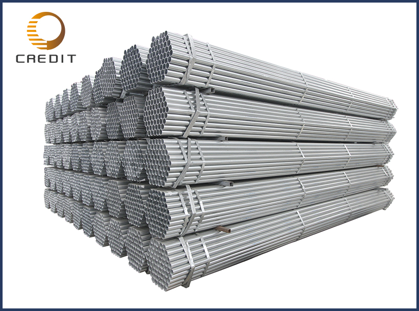 ASTM A53 Q235 Hot Dipped Galvanized Steel Pipe For Construction