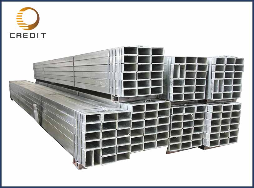 ASTM A53 A36 BS1387 Hot Dipped Galvanized Rectangular Steel Pipe