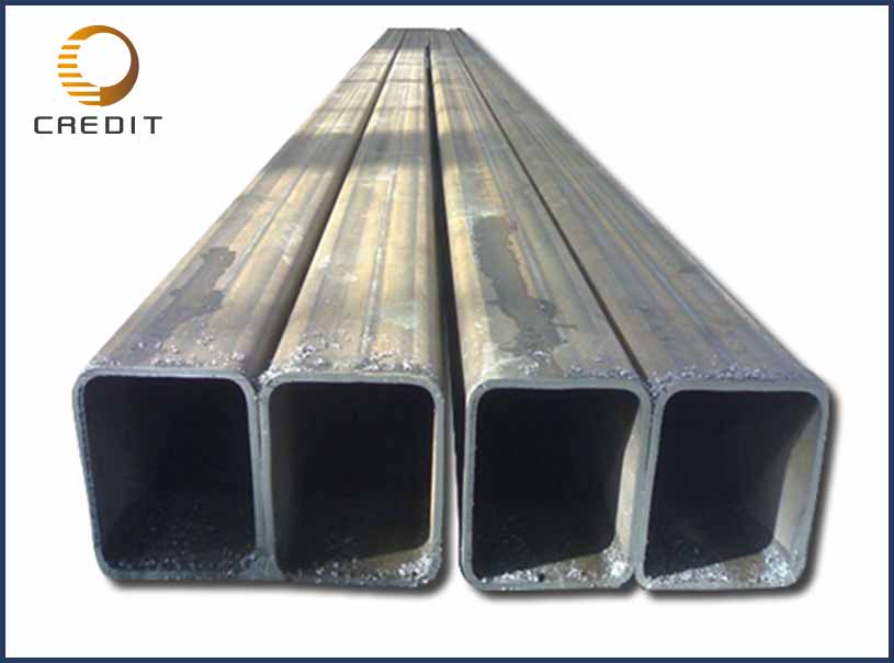 ERW Welded Black Rectangular Steel Tube For Building Construction