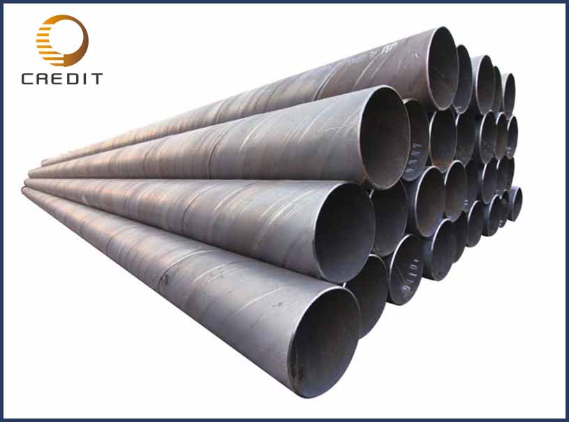API 5L PSL1 PSL2 X42-X80 Spiral SSAW Steel Pipe Oil Gas Pipeline