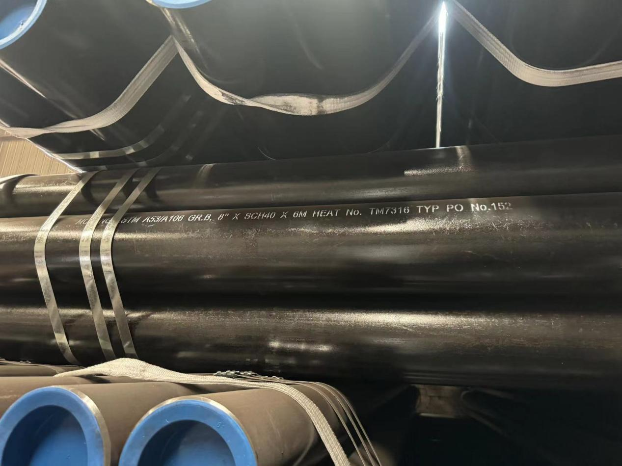 Black painted Welded Steel Pipes
