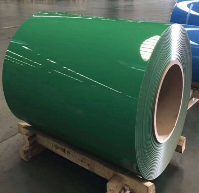 Prepainted Aluminium coils is produced by adding paint or film coating to strip to mill finish aluminum coils on a continuous basis.
