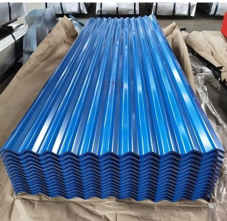 Pre-painted corrugated roofing sheet also known as colored pressed tile