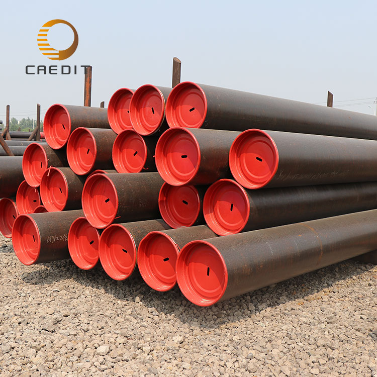 Seamless pipe is produced by piercing a whole round steel bar