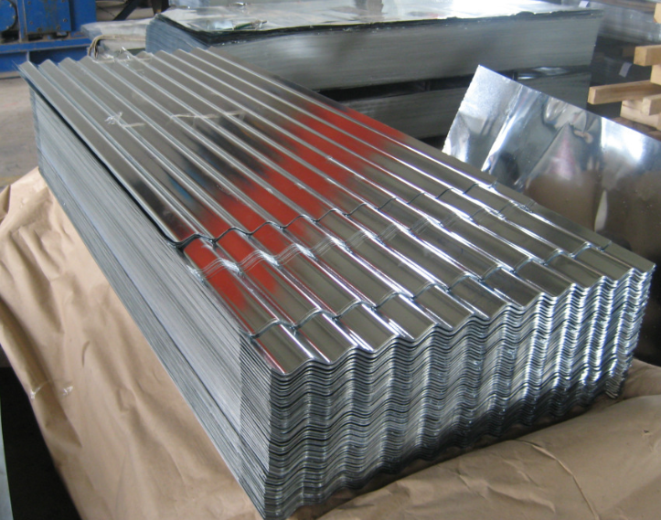 Galvanized GI (galvanized iron) shingles are roofing materials